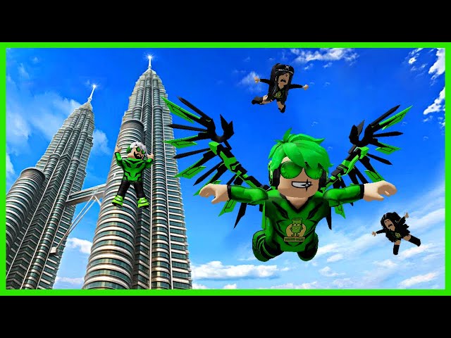 Aku Memanjat & Melompat Dari Petronas Tower Malaysia - Roblox Climb And Jump Tower