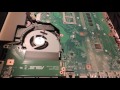 Asus x75v разборка (Disassembly and cleaning Asus x75v)