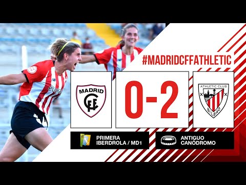 ⚽ RESUMEN I Madrid CFF 0-2 Athletic Club I J1 Primera Iberdrola 2021-22 I Laburpena