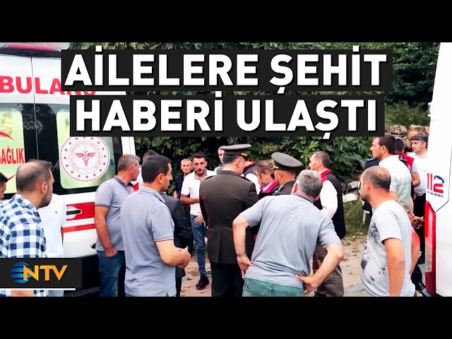 Şehit Ailelerine Acı Haber Verildi! Evlere Türk Bayrağı Asıldı | NTV
