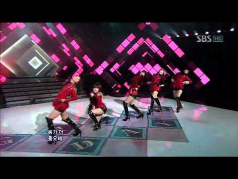 GirlsDay - Nothing lasts forever (걸스데이 - 잘해줘봐야) @ SBS Inkigayo 인기가요 101226