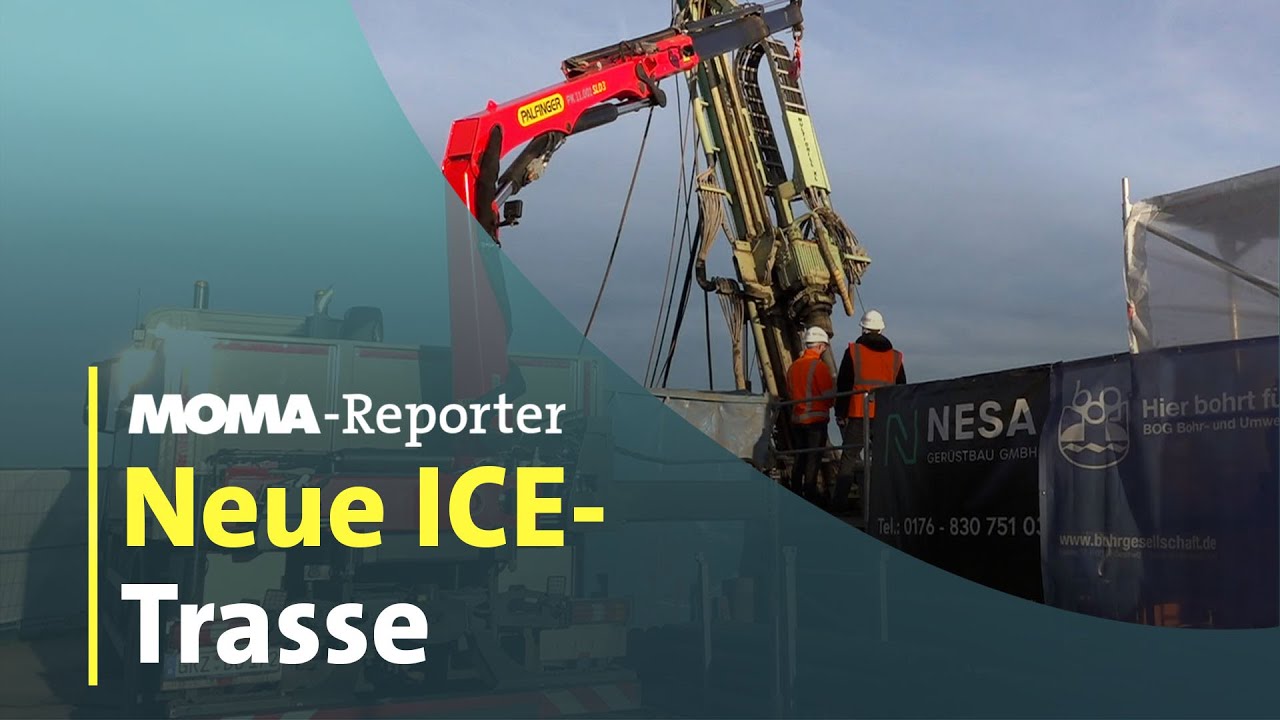 MOMA-Reporter: Neue ICE-Trasse | ARD Morgenmagazin