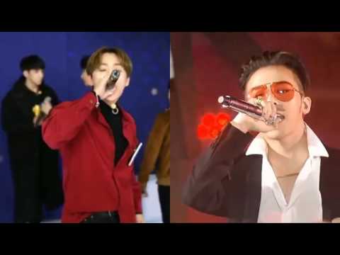 Pentagon x Big Bang - Fantastic Baby ( Split Audio : Wear Headphones! )
