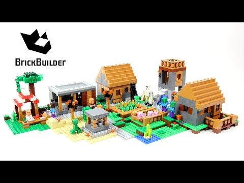 Lego Minecraft 21128 The Village - Lego Speed Build - Xem 