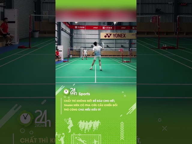 Ảo thật sự luôn đấy #24hmedia #24hsports #thethaomoingay #caulong #badminton