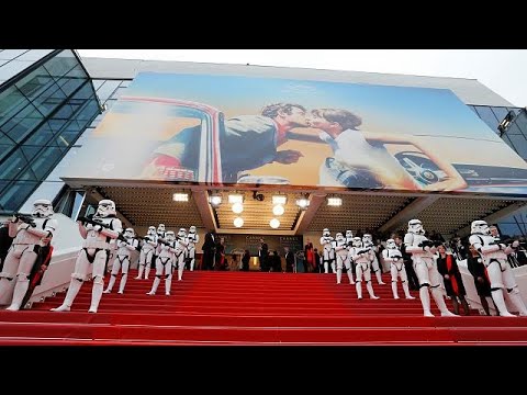 Stormtroopers provide security for Solo: A Star Wars Story