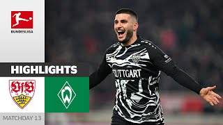 Guirassy & Undav unstoppable | VfB Stuttgart — Werder Bremen 2-0 | Highlights | MD 13 – Bundesliga