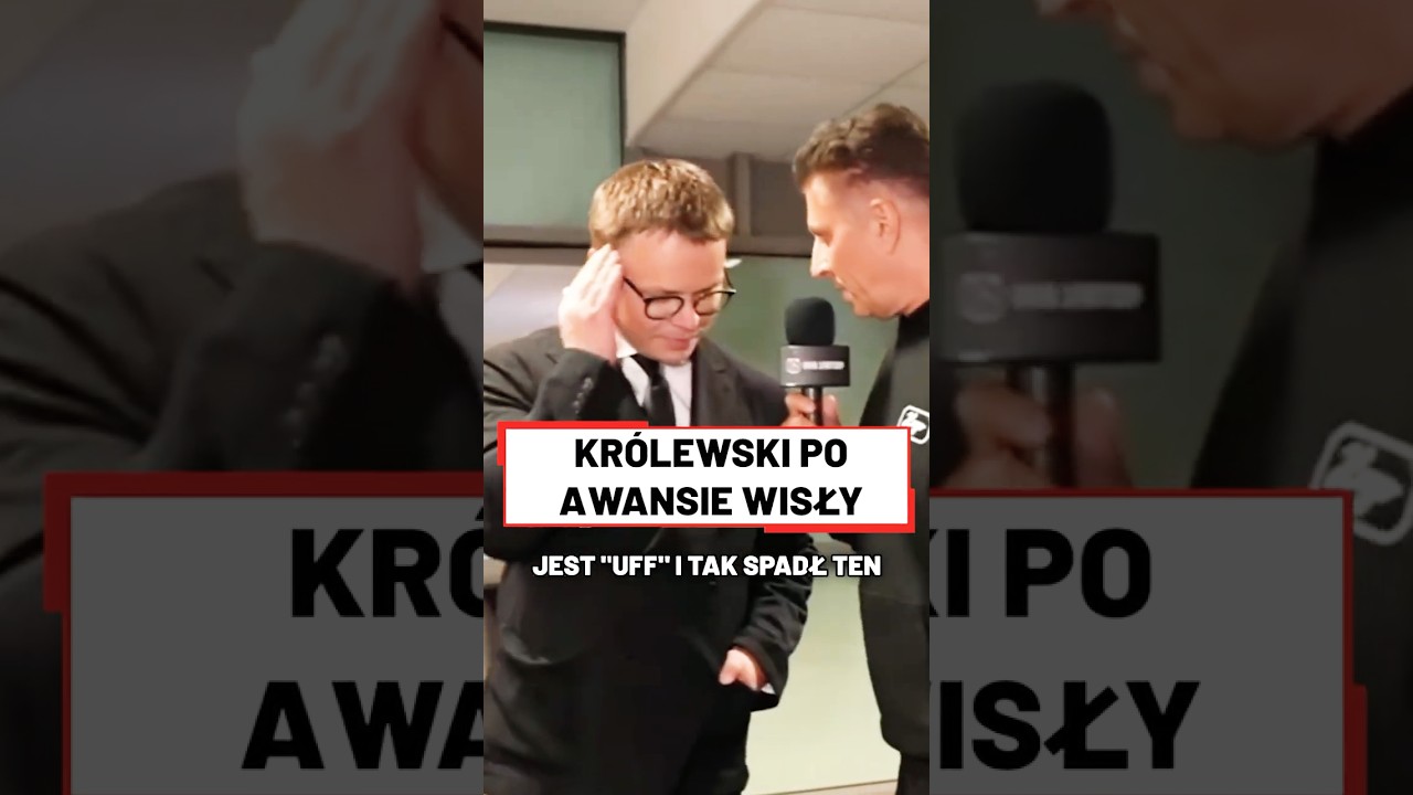 Wisła kraków w ekstraklasie! królewski komentuje #shorts
