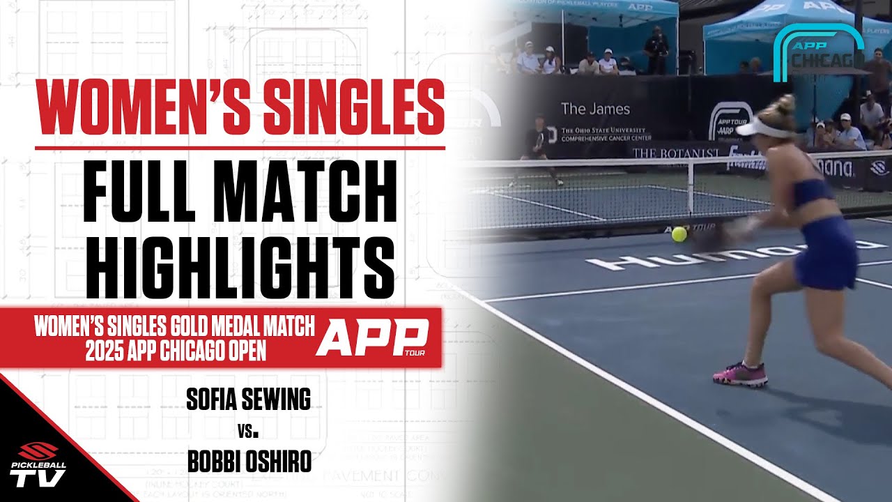 2025 AARP Open Women's Singles Gold Medal Match - Sofia Sewing vs. Bobbi Oshiro