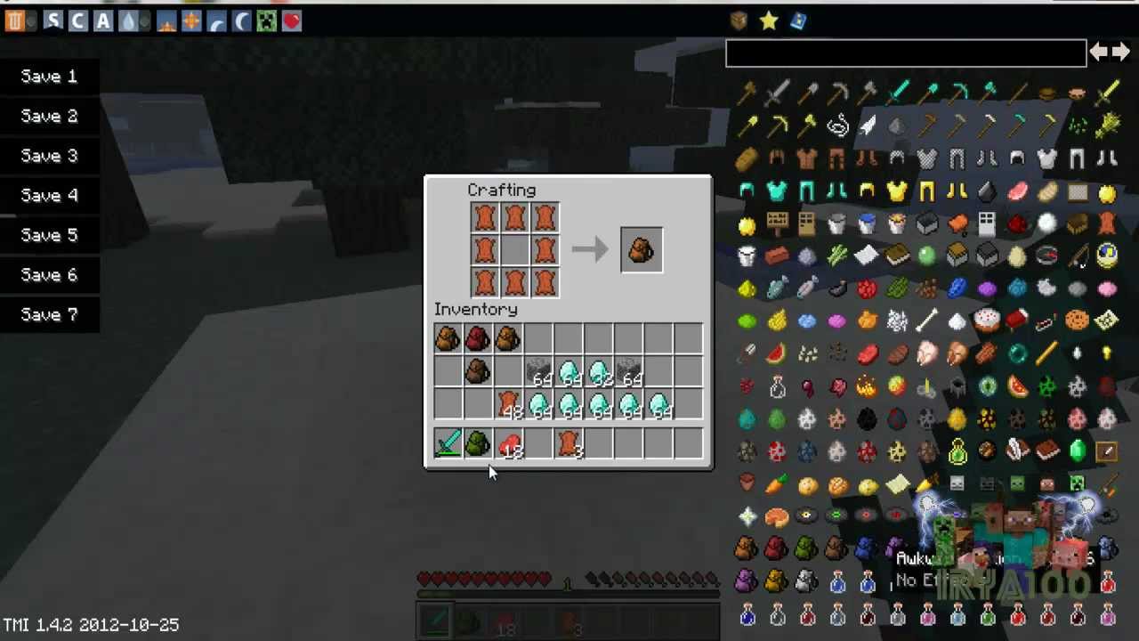 Backpacks mod minecraft 1 4 2 mochilas o baules portables youtube