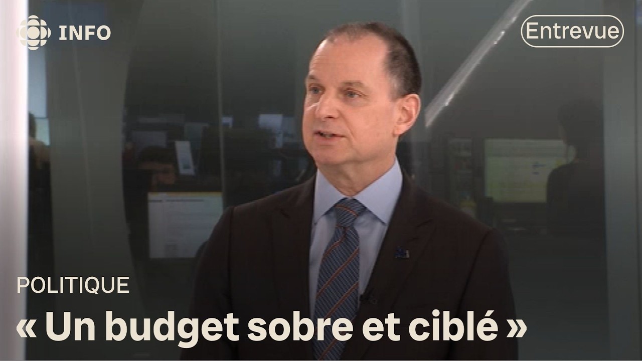 Le budget du Québec sera déposé le 18 mars : entrevue avec Eric Girard | D'abord l'info