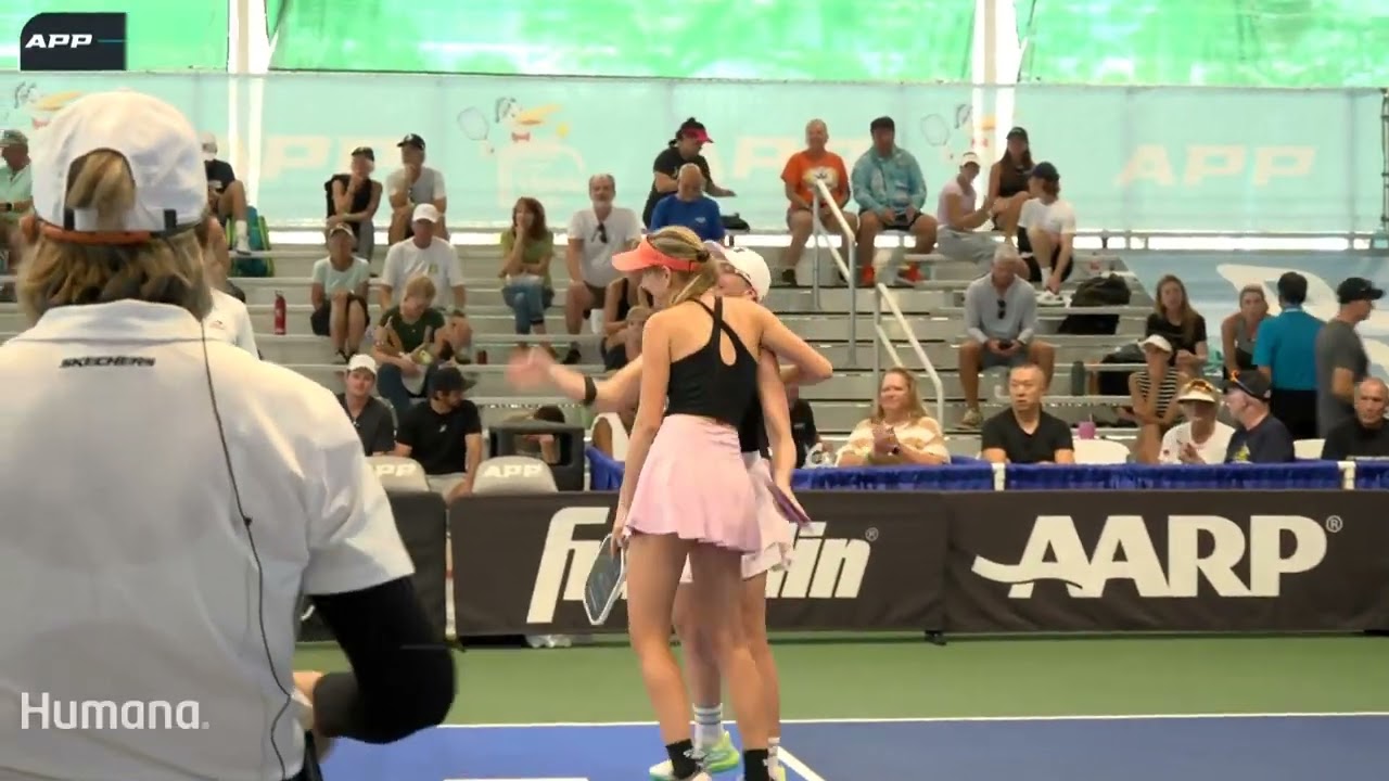 Walczak/Barr v. Harris/Grambeau | Match Point | APP Vlasic Classic Daytona Beach | Pickleball