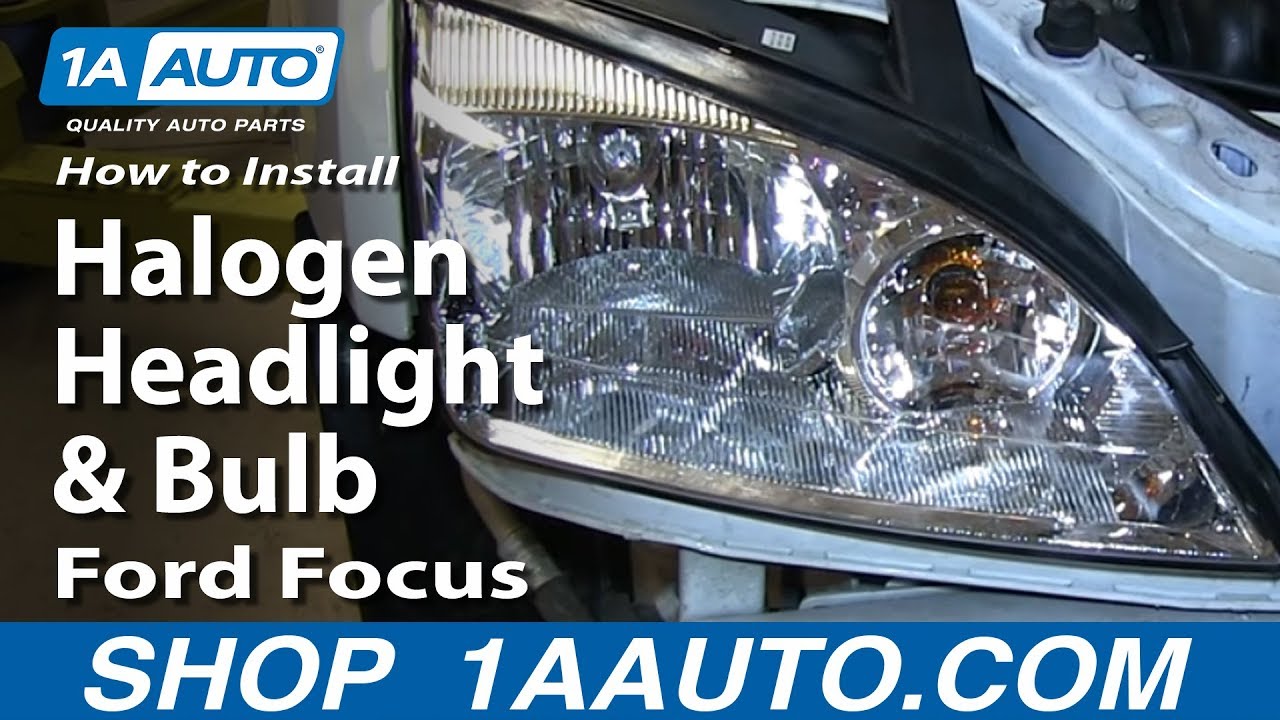 Replace headlamp bulb 2005 ford focus #3