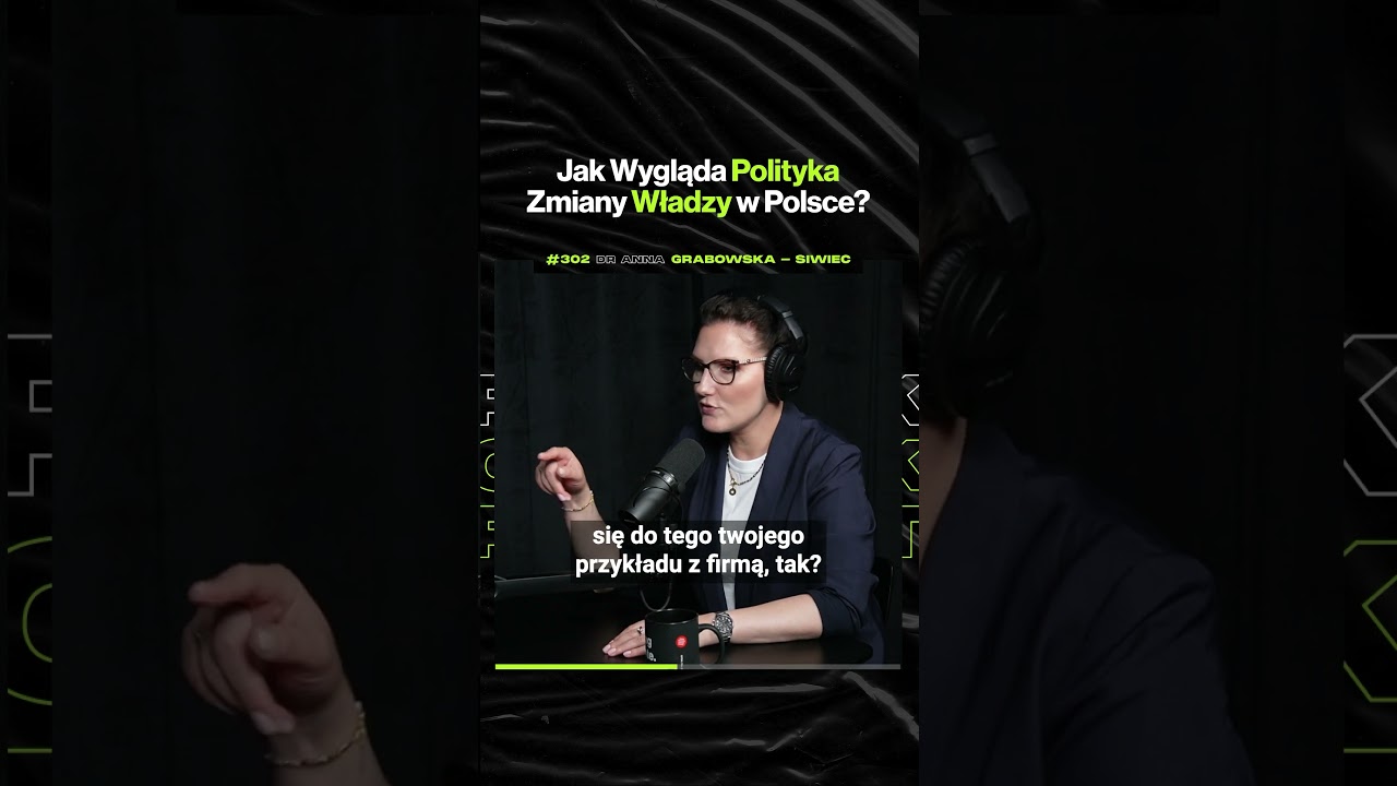 Jak Wygląda Polityka Zmiany Władzy w Polsce? – ft. dr Anna Grabowska-Siwiec