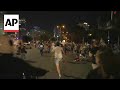 Speeding car knocks over dozens of protesters in Tel Aviv