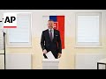 Presidential candidate Peter Pellegrini votes in 2nd round of Slovakia elections