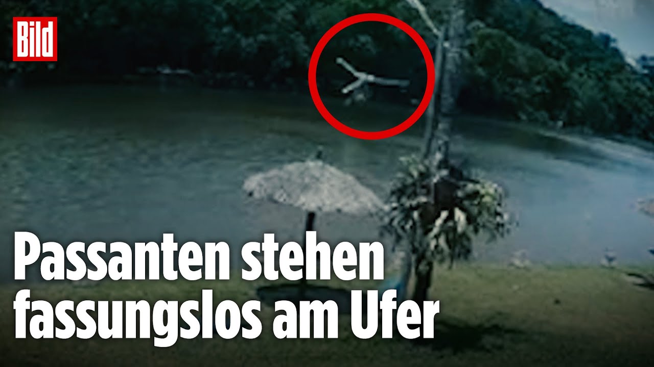 Brasilien: Helikopter verliert die Kontrolle und stürzt in See