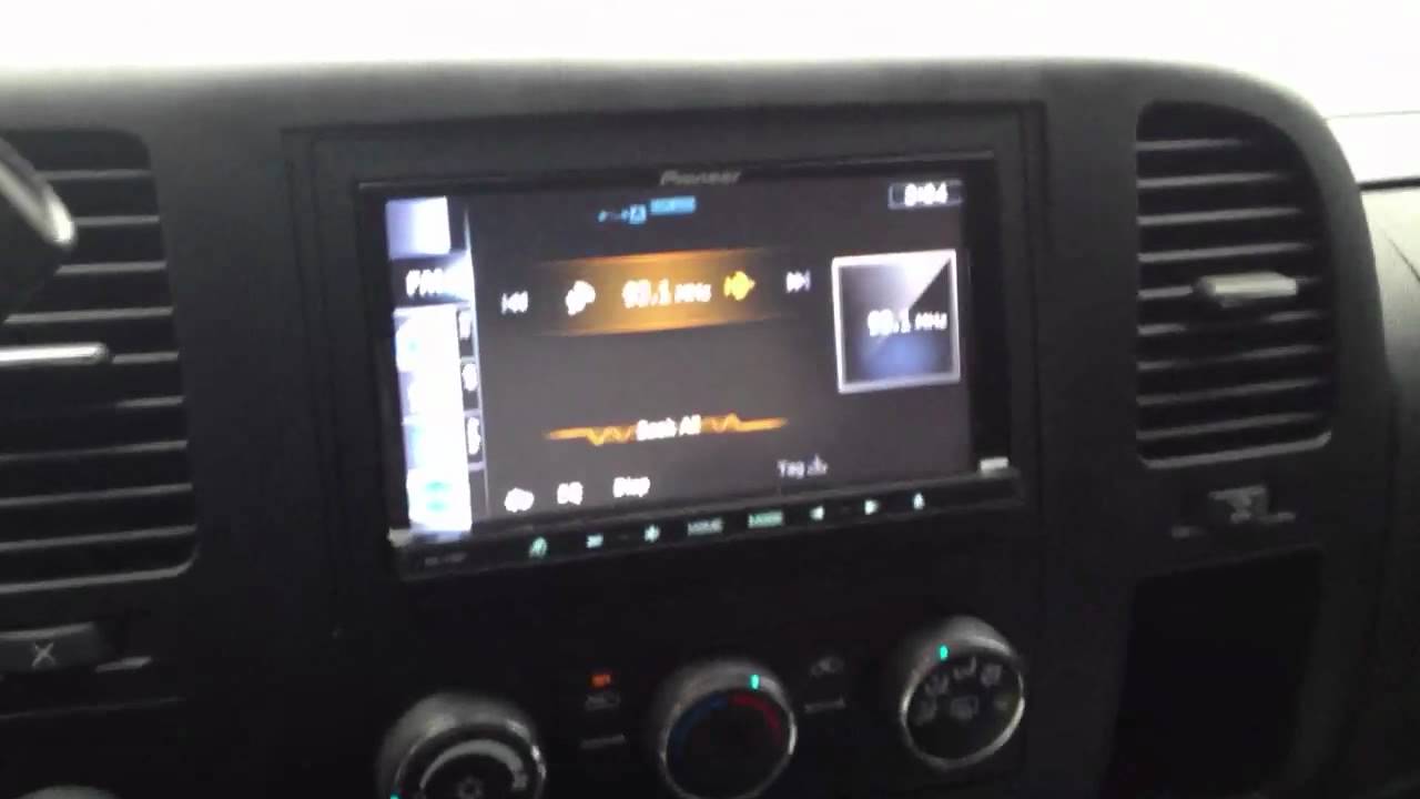 Chevy silverado 2008 with pioneer avic-z130bt - YouTube chevrolet express van radio wiring 