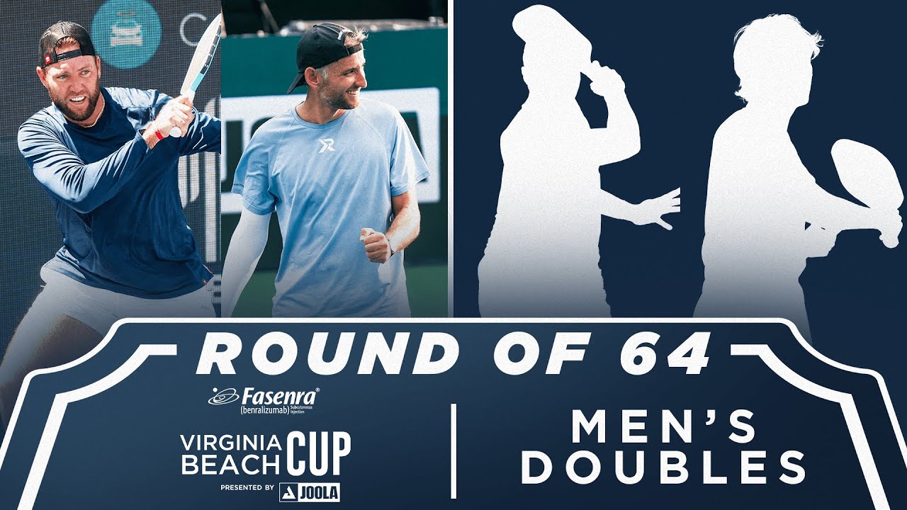 Sock/Roddy v Giannelli/Naydenov at the Fasenra Virginia Beach Cup presented by Joola