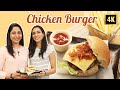 Chicken Burger | घर पर बनाएं स्वादिष्ट चिकन बर्गर इस आसान रेसिपी से | Sanjeev Kapoor Khazana