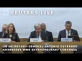 LIVE: UN Secretary-General António Guterres addresses WMO Extraordinary Congress