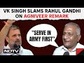 Rahul Gandhi News | Union Minister Slams Rahul Gandhis Agniveer Remark: Serve In Army First