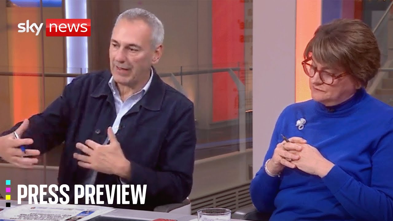 Sky News Press Preview | Monday 24 November 2025