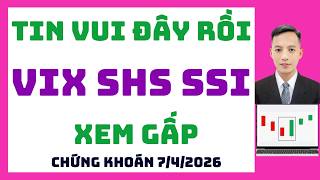 Chứng khoán hôm nay | Nhận định thị trường | VNI tin vui , VIX SHS SSI hành động gấp