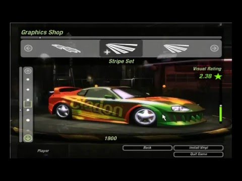 need for speed underground 2 toyota supra tuning #3