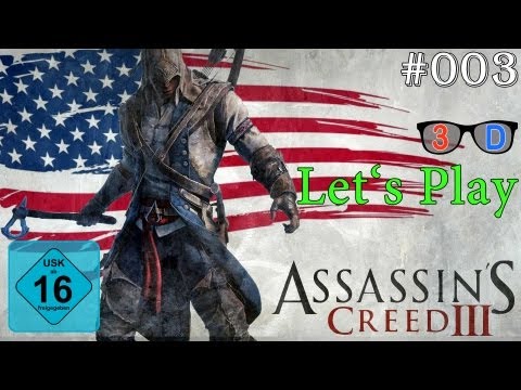 3D Let's Play Assassin's Creed III (Xbox 360) #003: Land in Sicht!