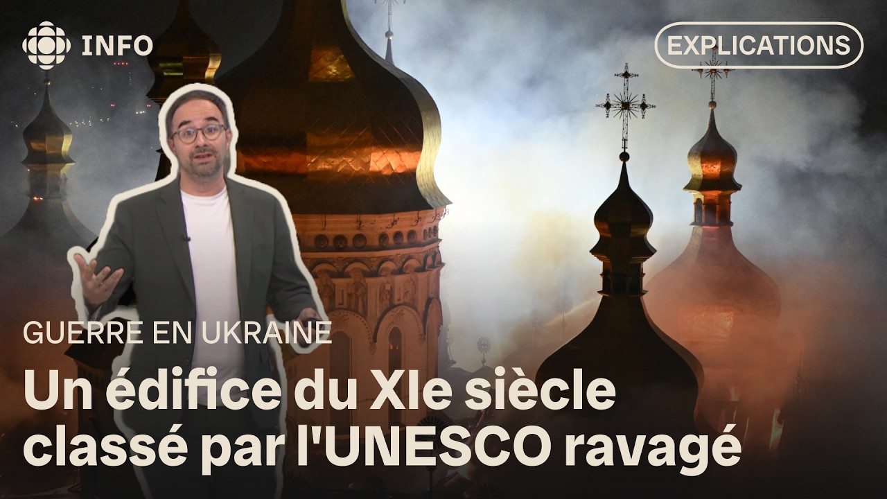 Attaque massive sur Kiev, un édifice orthodoxe patrimonial en feu | Première ligne