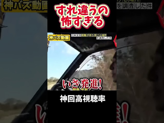 【神回】すれ違える！？とある道路が狭すぎる問題  #月曜から夜ふかし #夜更かし #切り抜き #爆笑 #爆笑シーン #お笑い #shorts