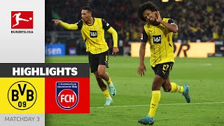 Dortmund Ranks #1! | Borussia Dortmund — 1. FC Heidenheim 1846 4-2 | Highlights | MD 3 – 2024/25