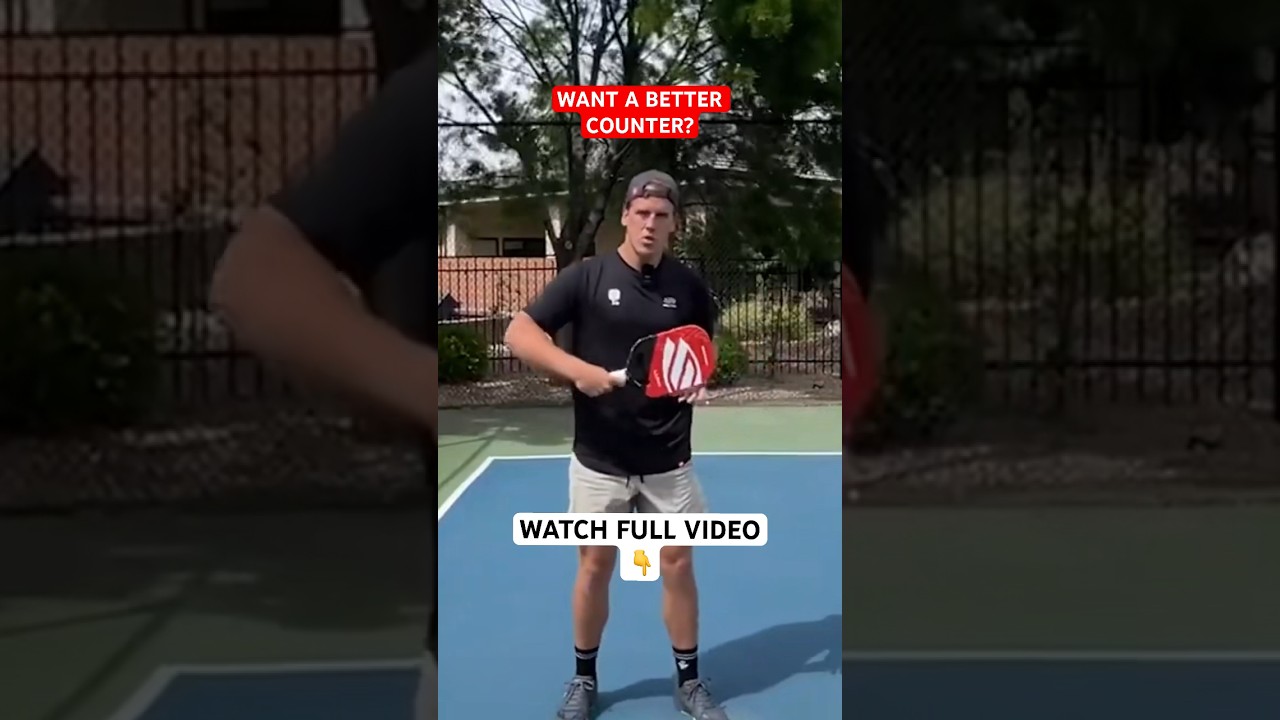 ☝️ Backhand volley tip 🔥