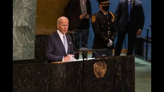 President Biden Speaks at the United Nations on China, Climate, Ukraine