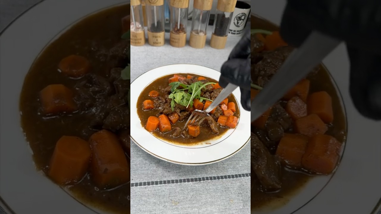 Hovězi překližka v luxusni omačce 🍺🐄 #ostravskygastrošef #heřmangazda