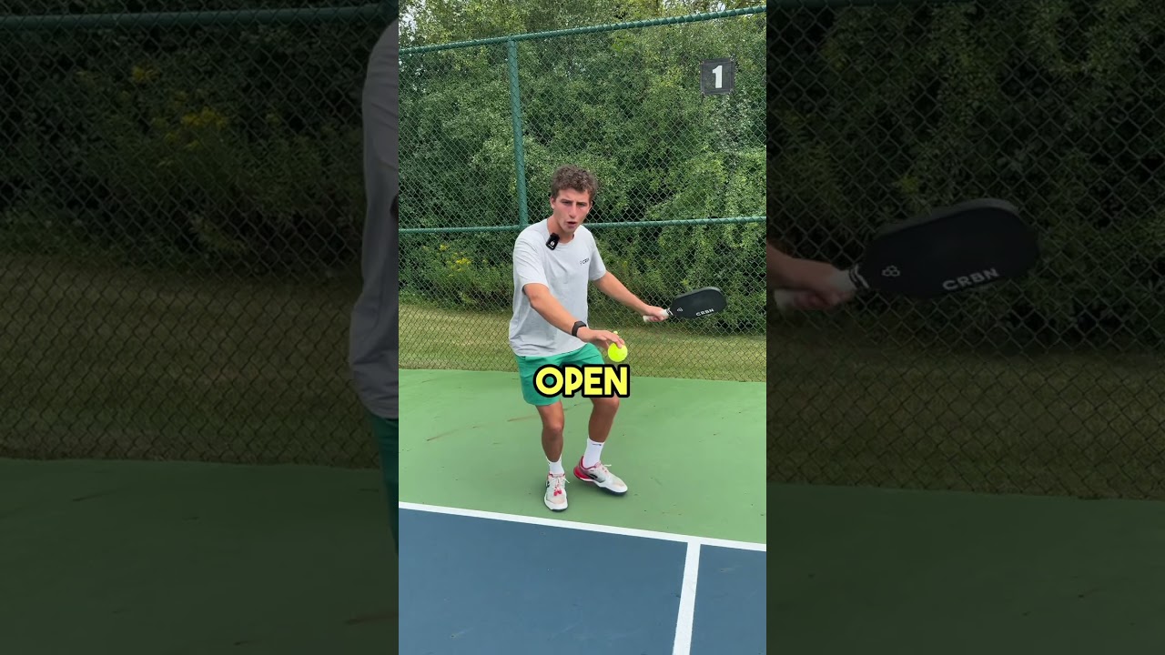 How To Generate Power On Your Serve ☄️🔋 #pickleball #pickleballtips #shorts