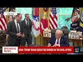 Trump signs executive order that blacklists countries that illegally detain Americans  - 01:48 min - News - Video