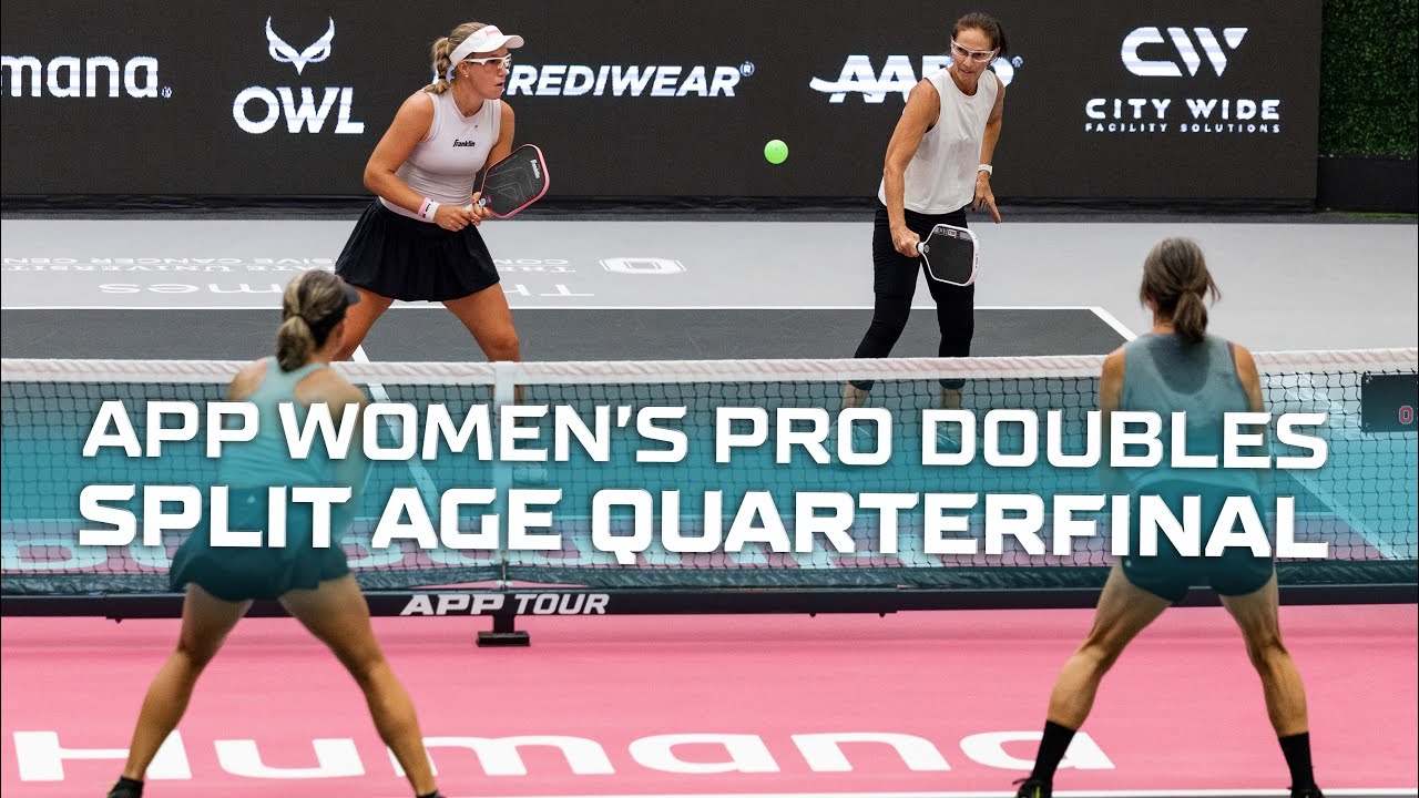 APP Women's Pro Doubles Split Age Quarterfinal - Fudge and Simon vs Duknic and Ptaszek-Kochis
