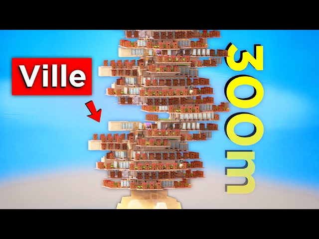Un jeu où je dois construire une ville verticale (de 300 mètres)
