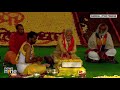 PM Modi Performs Pooja During Foundation Stone Laying Ceremony of Hindu Shrine Kalki Dham in Sambhal