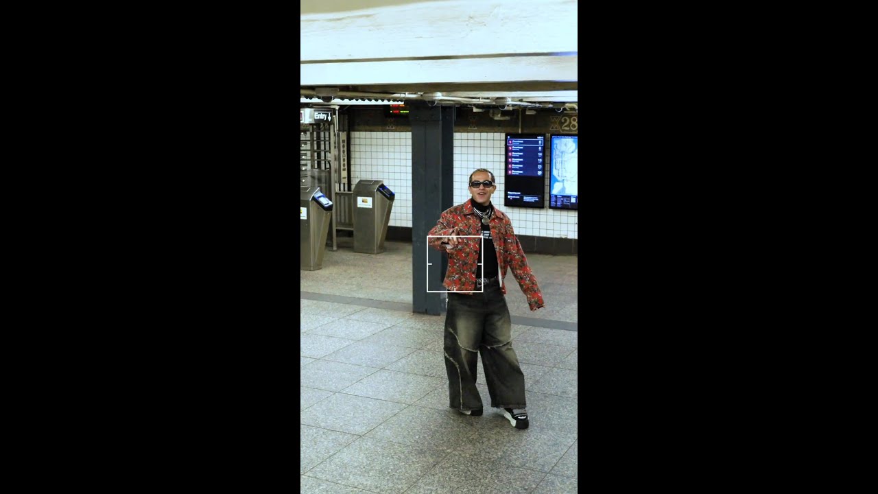 spotted taking the subway