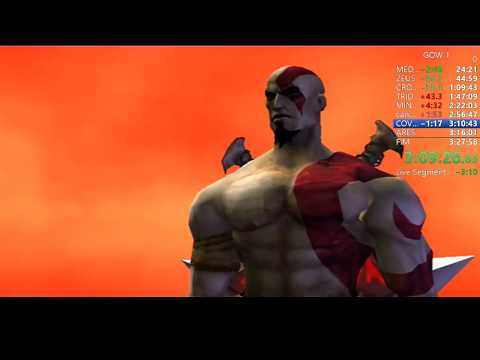 GOD OF WAR 1 - SPEEDRUN VERY HARD SEM BUG
