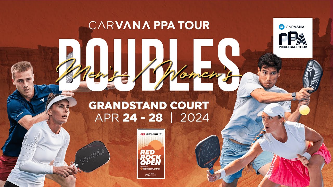 Grandstand Court: Selkirk Red Rock Open - Men's & Women's Doubles