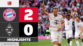 Kane & Olise On FIRE! | FC BAYERN — BORUSSIA M’GLADBACH | Highlights | MD 33 – Bundesliga 2024/25
