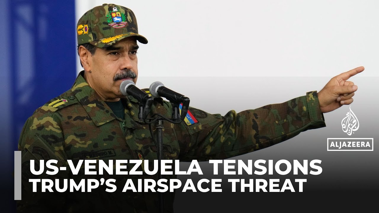 Venezuela denounces Trump’s airspace remarks as ‘colonialist threat’
