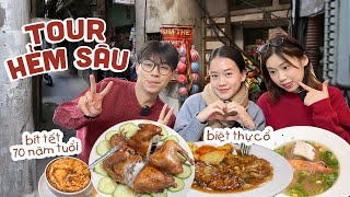 TOUR NGÕ HẺM SÂU TÀNG HÌNH: Hiệu quần áo che giấu căn biệt thự cổ, Bít tết 70 năm tuổi