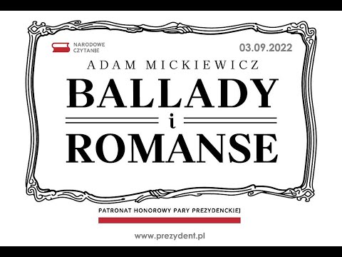 Adam Mickiewicz &quot;Romantyczność&quot;