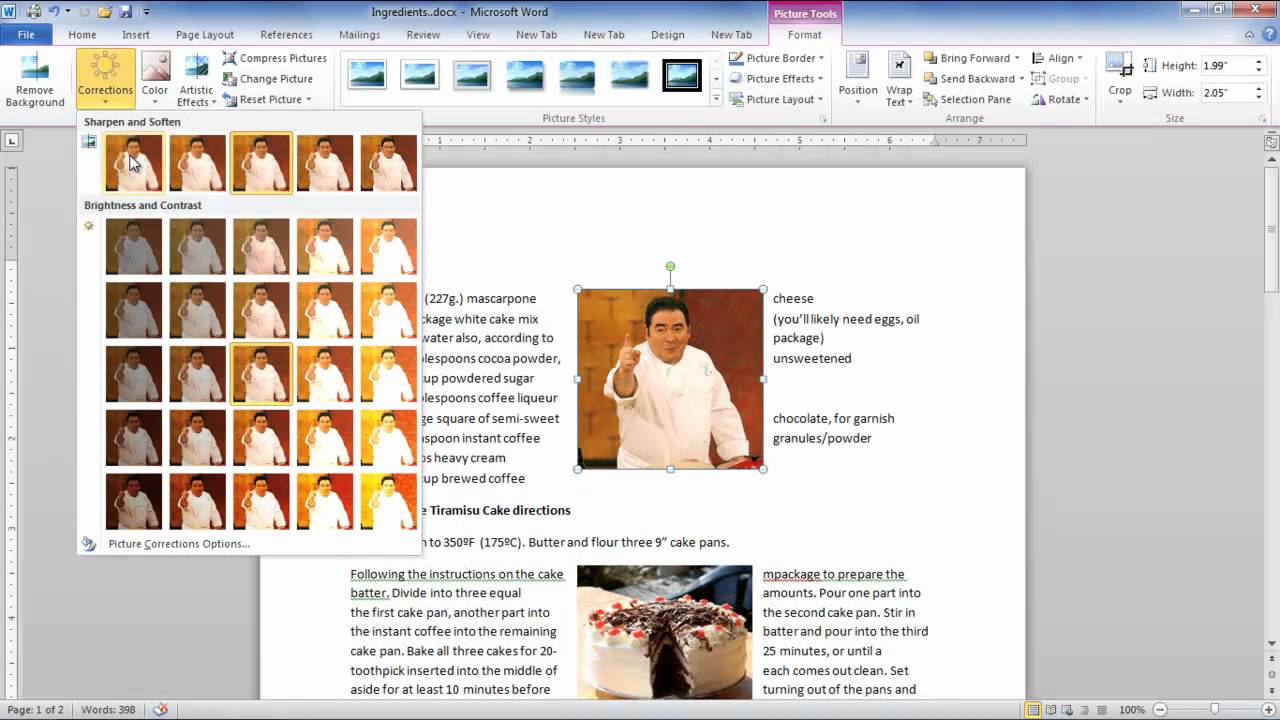 how to edit clipart in word 2010 - photo #36