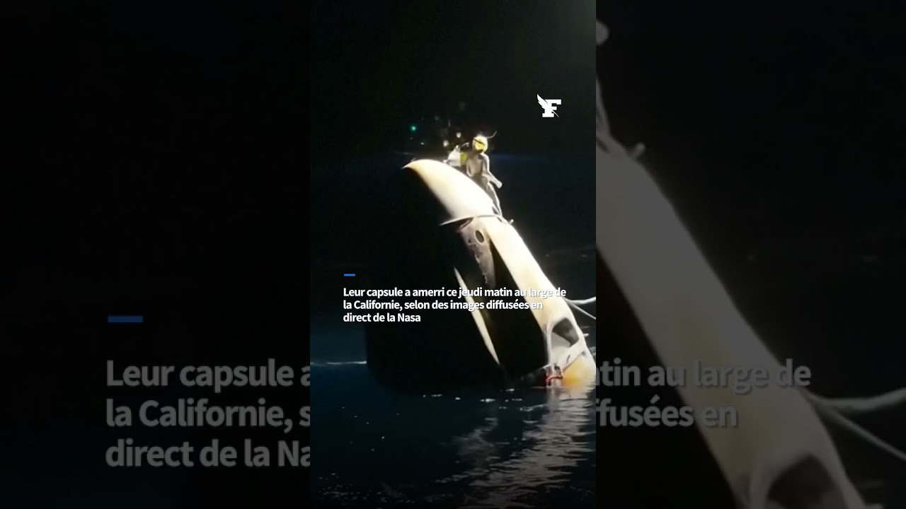 Retour sur terre réussi pour l'équipage de l'ISS, évacué pour raisons médicales